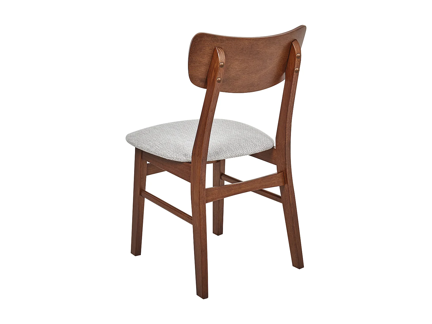 Set van 2 eetkamerstoelen ANOKA Hout Lichtgrijs