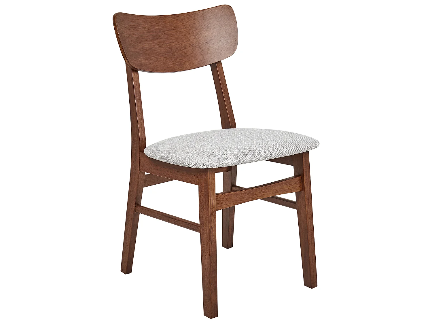 Set van 2 eetkamerstoelen ANOKA Hout Lichtgrijs