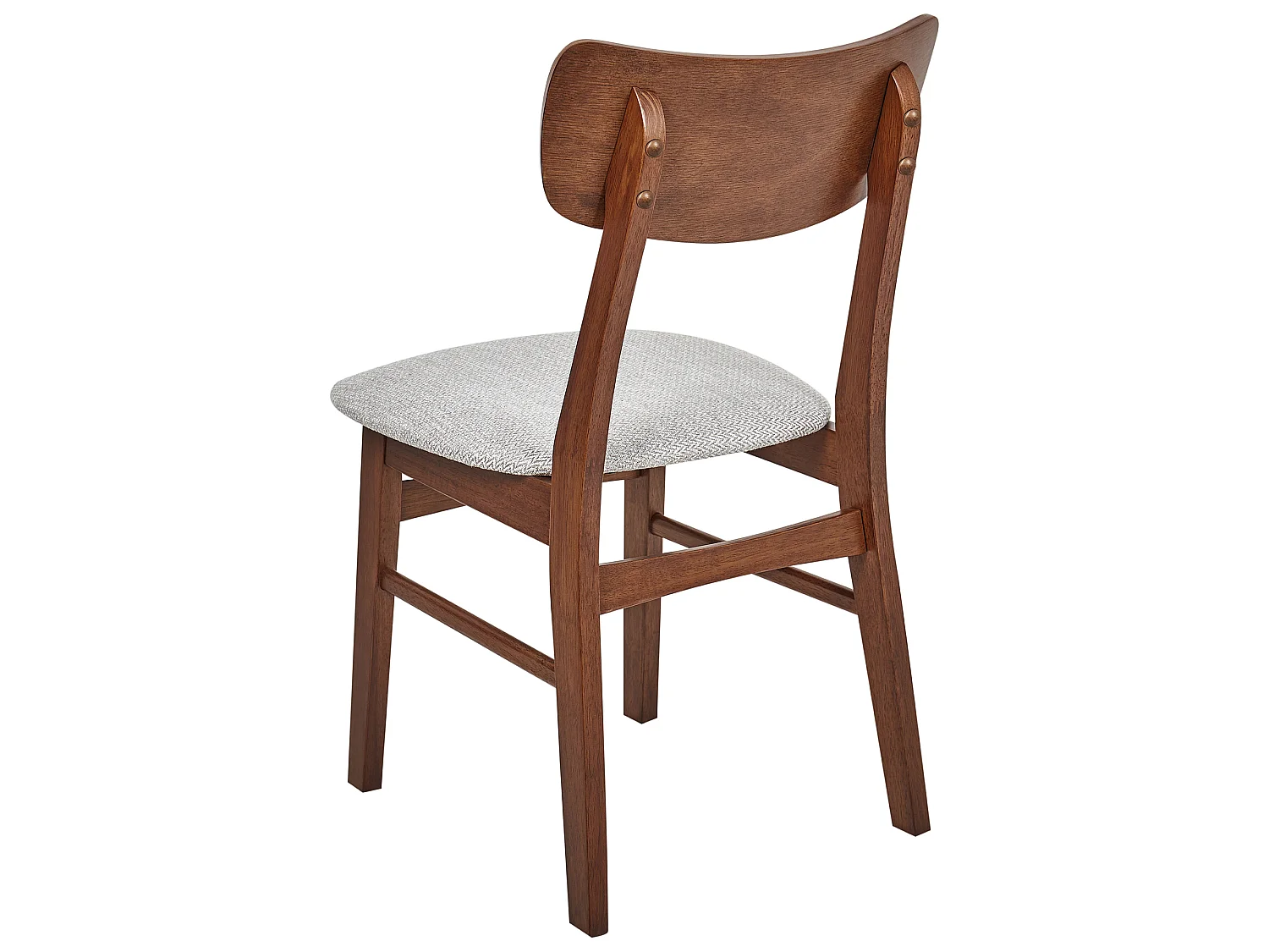 Set van 2 eetkamerstoelen ANOKA Hout Lichtgrijs