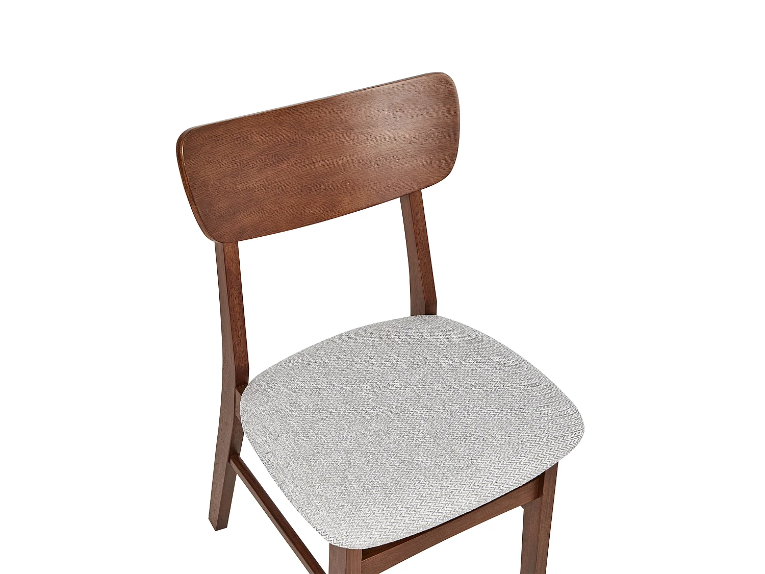 Set van 2 eetkamerstoelen ANOKA Hout Lichtgrijs