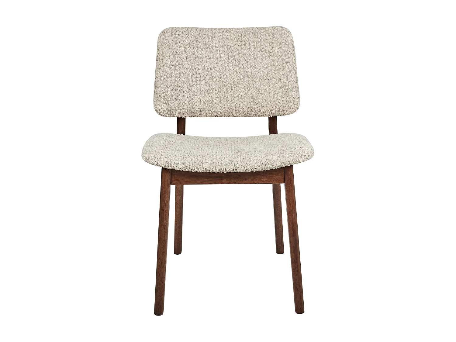 Lot de 2 chaises de salle à manger BLANE Bois Beige