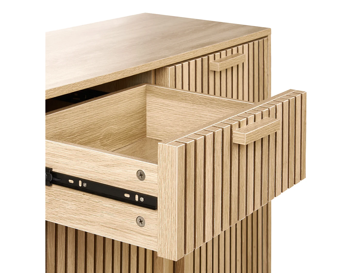 Commode 2 portes LYNWOOD Marron clair