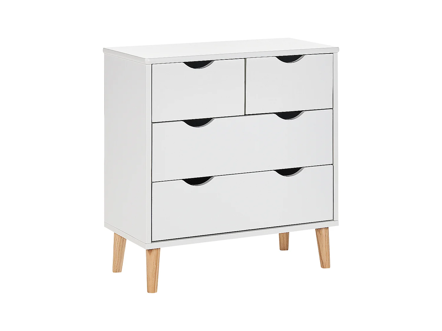 Commode à 4 tiroirs SIMMIE Blanc
