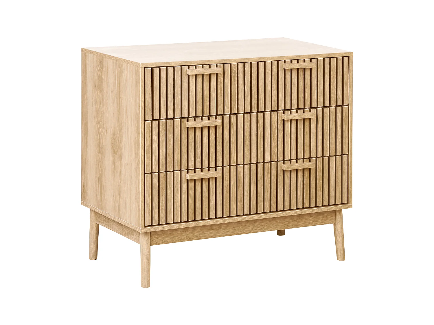 Commode à 3 tiroirs LYNWOOD Marron clair