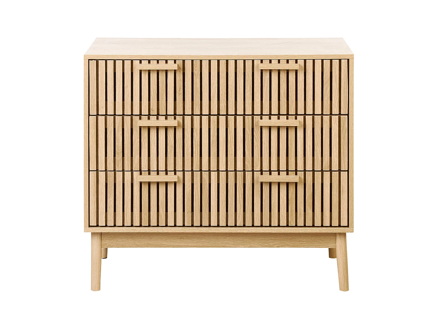 Ladekast 3 lades LYNWOOD Lichtbruin