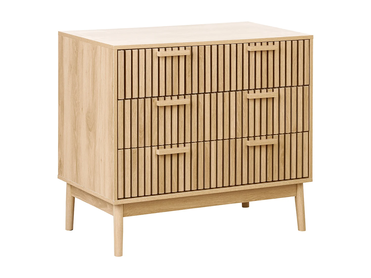 Commode à 3 tiroirs LYNWOOD Marron clair