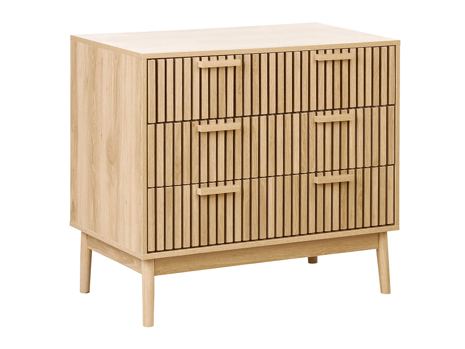 Commode à 3 tiroirs LYNWOOD Marron clair