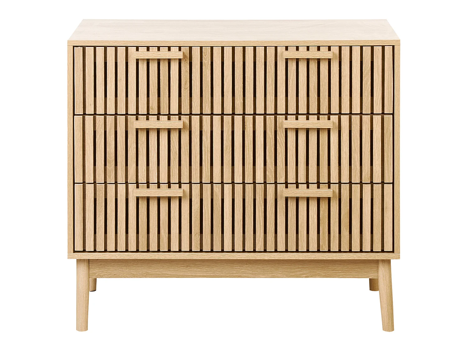 Commode à 3 tiroirs LYNWOOD Marron clair