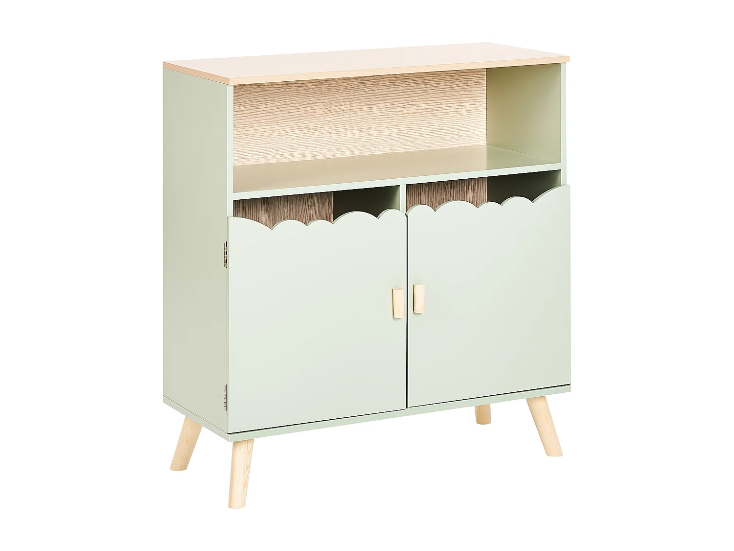 Armadio LACKEY Derivati del legno Verde chiaro