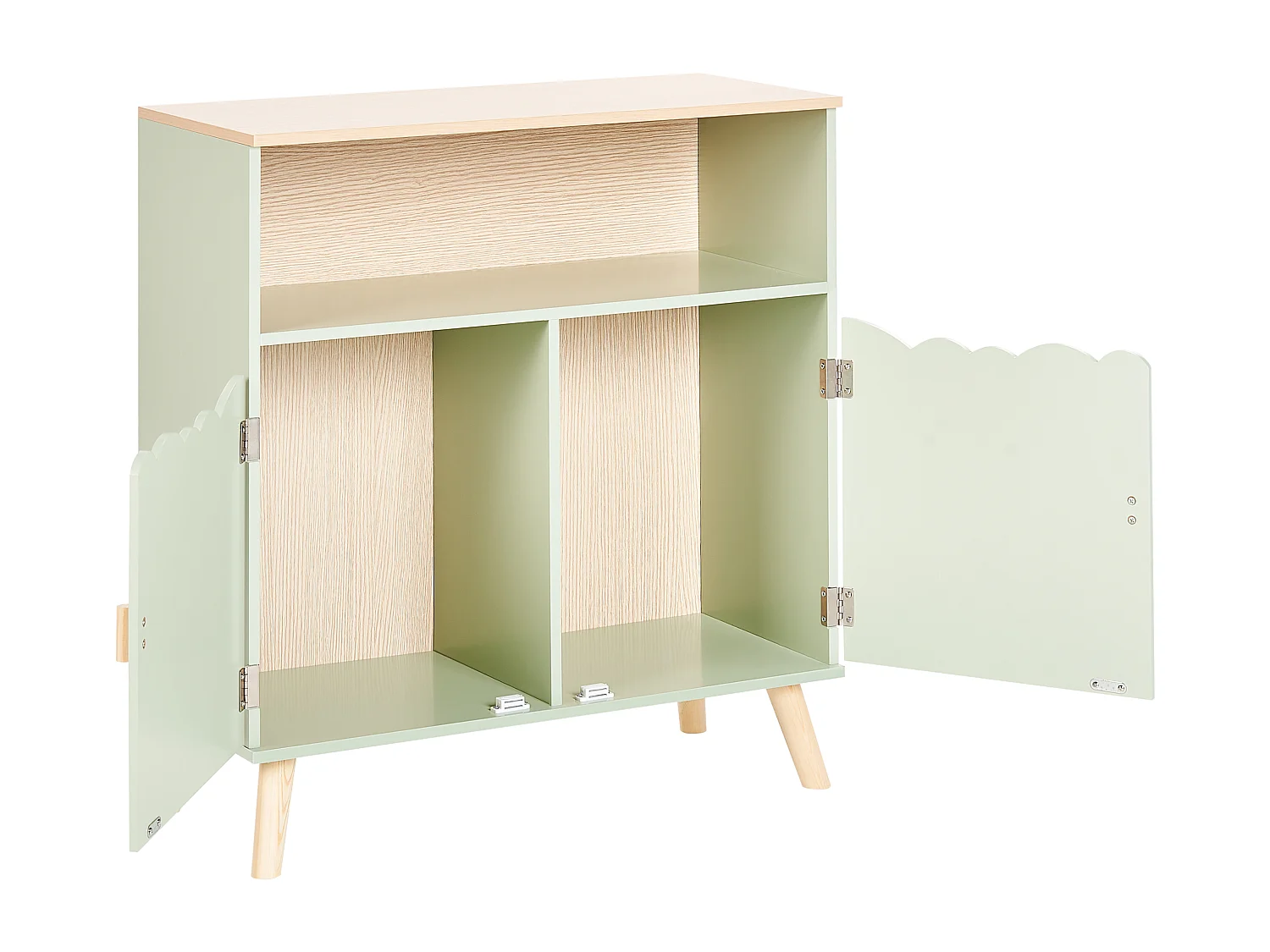 Armadio LACKEY Derivati del legno Verde chiaro