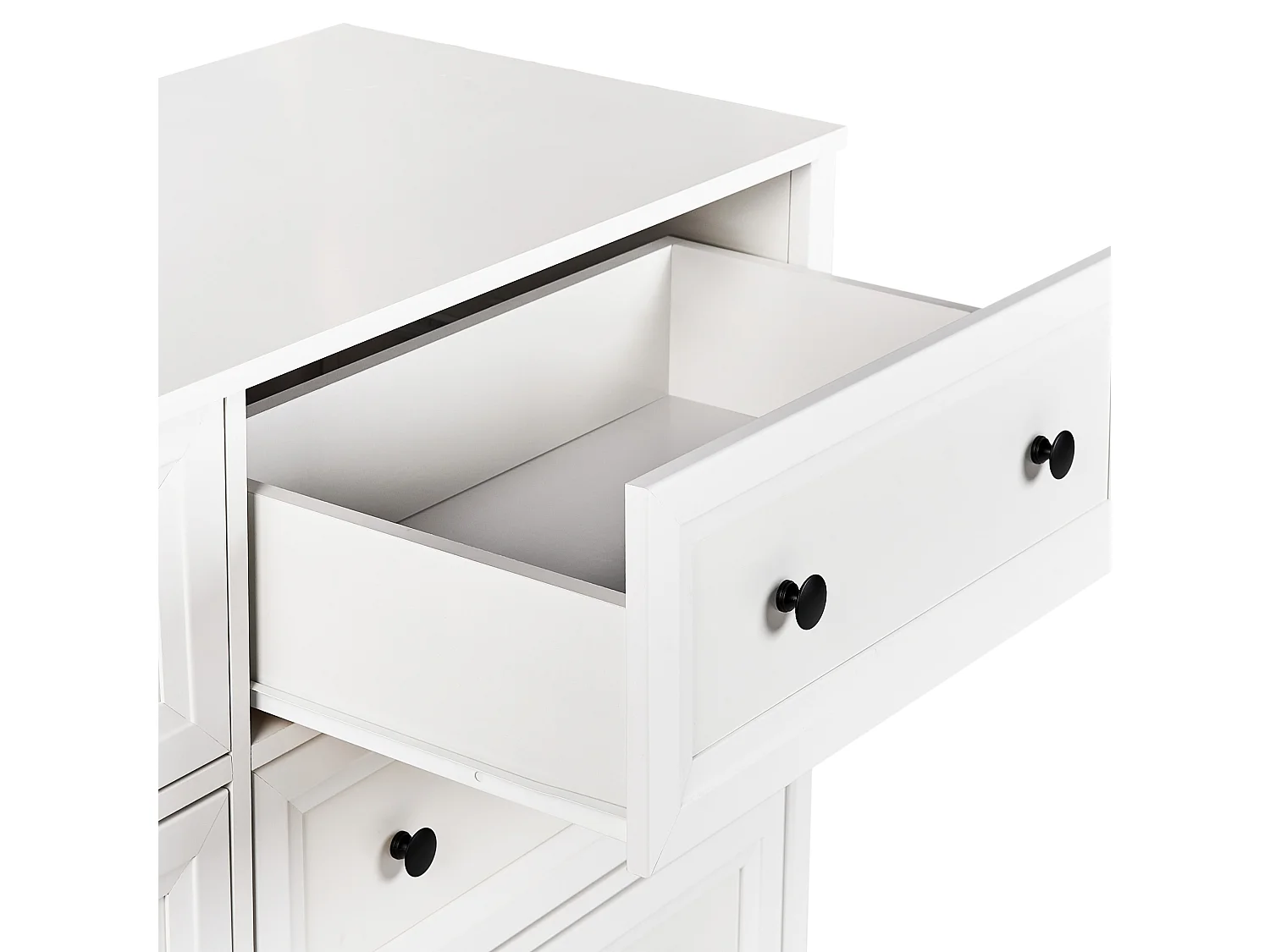 Commode à 6 tiroirs HAZELVALE Blanc