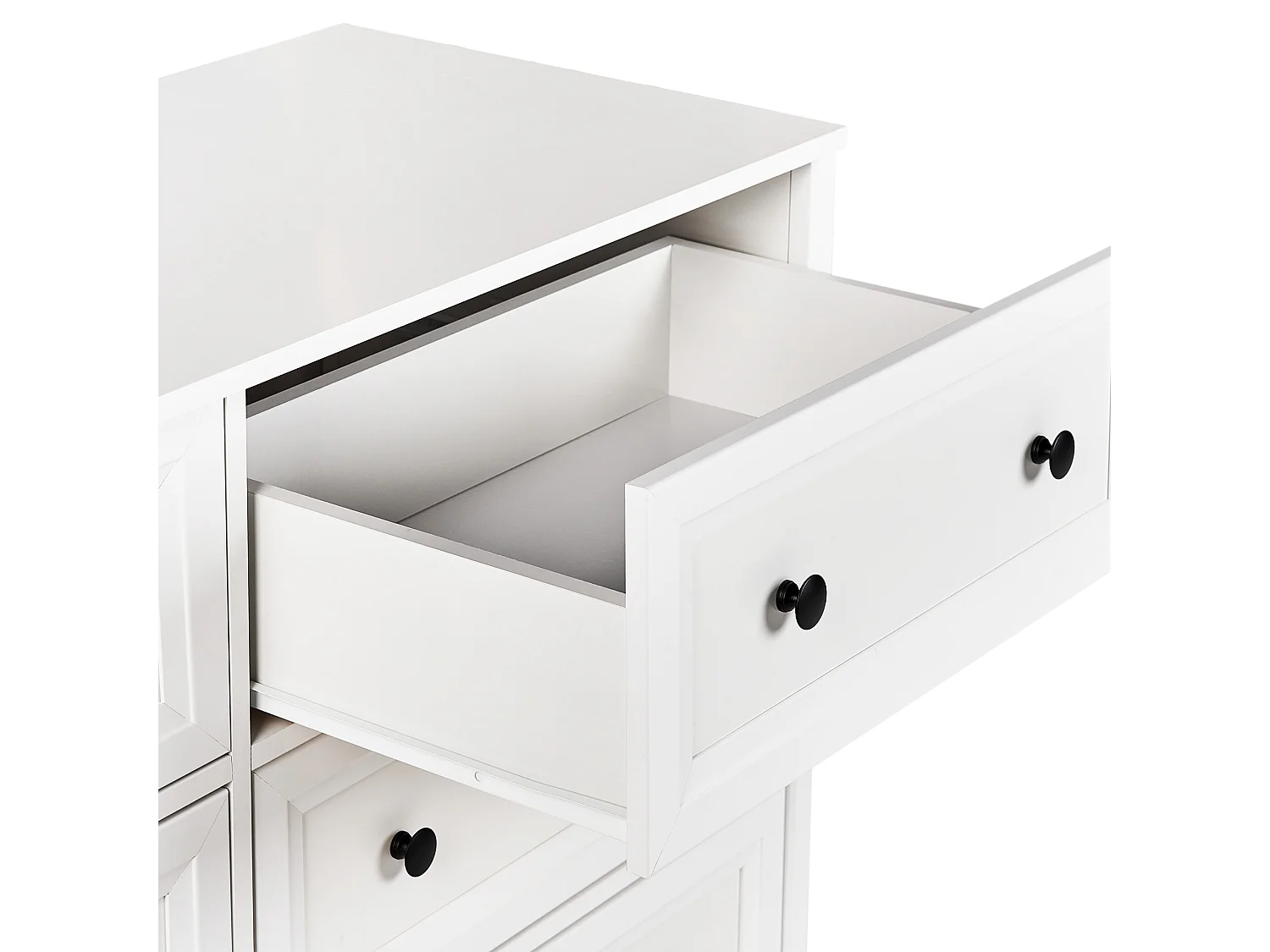 Commode à 6 tiroirs HAZELVALE Blanc