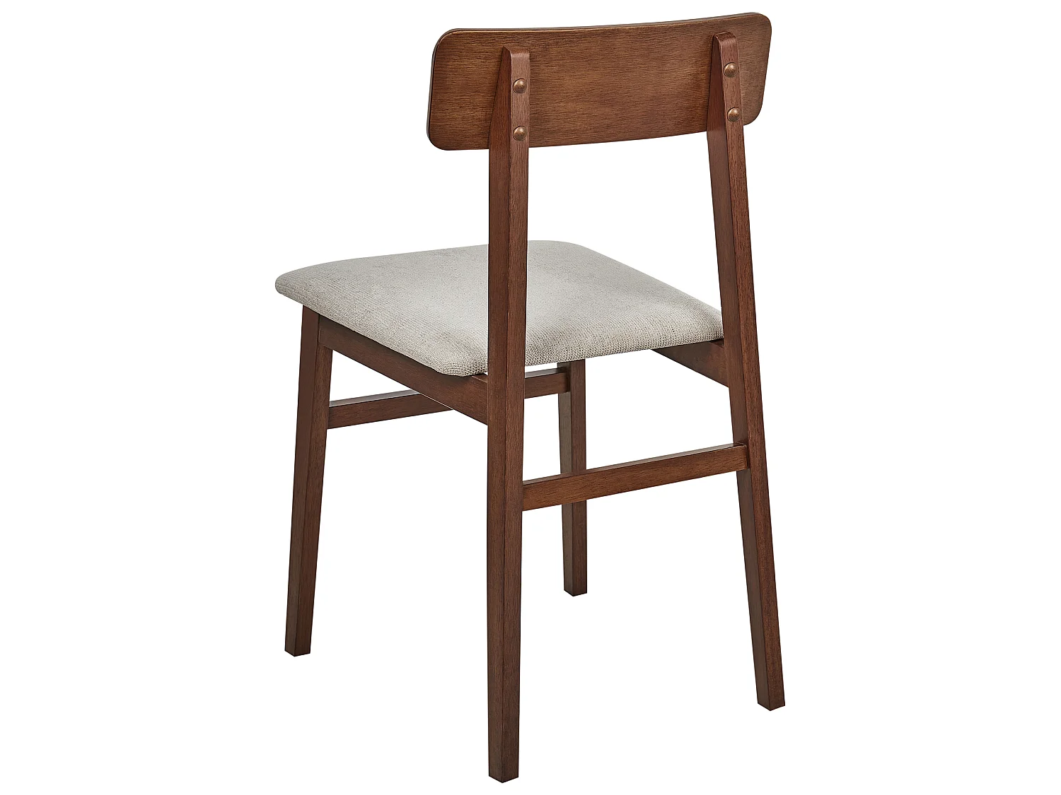 Lot de 2 chaises de salle à manger STACY Bois Taupe