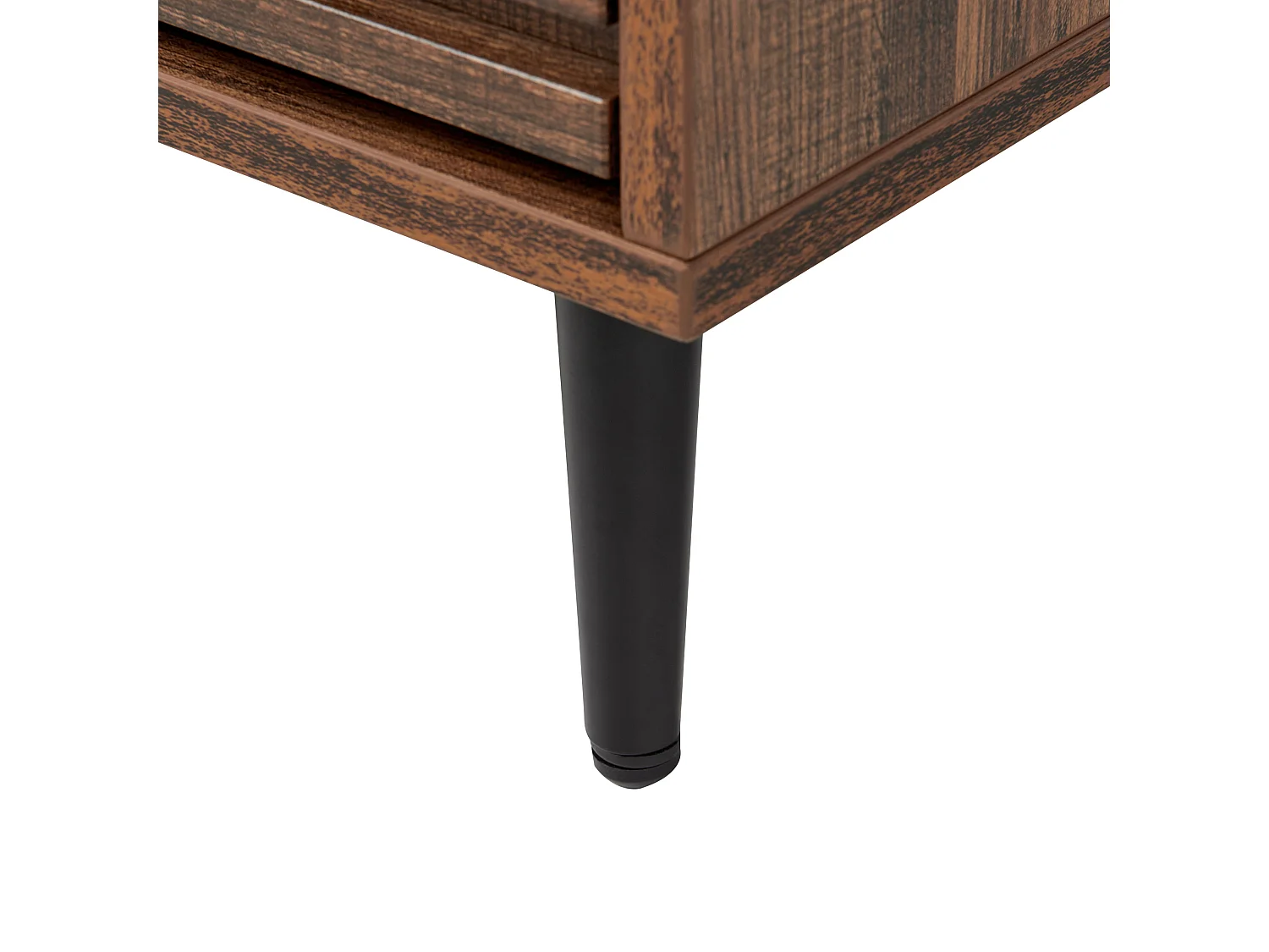 Komoda 4 szuflady KEITH MDF Ciemnobrązowy