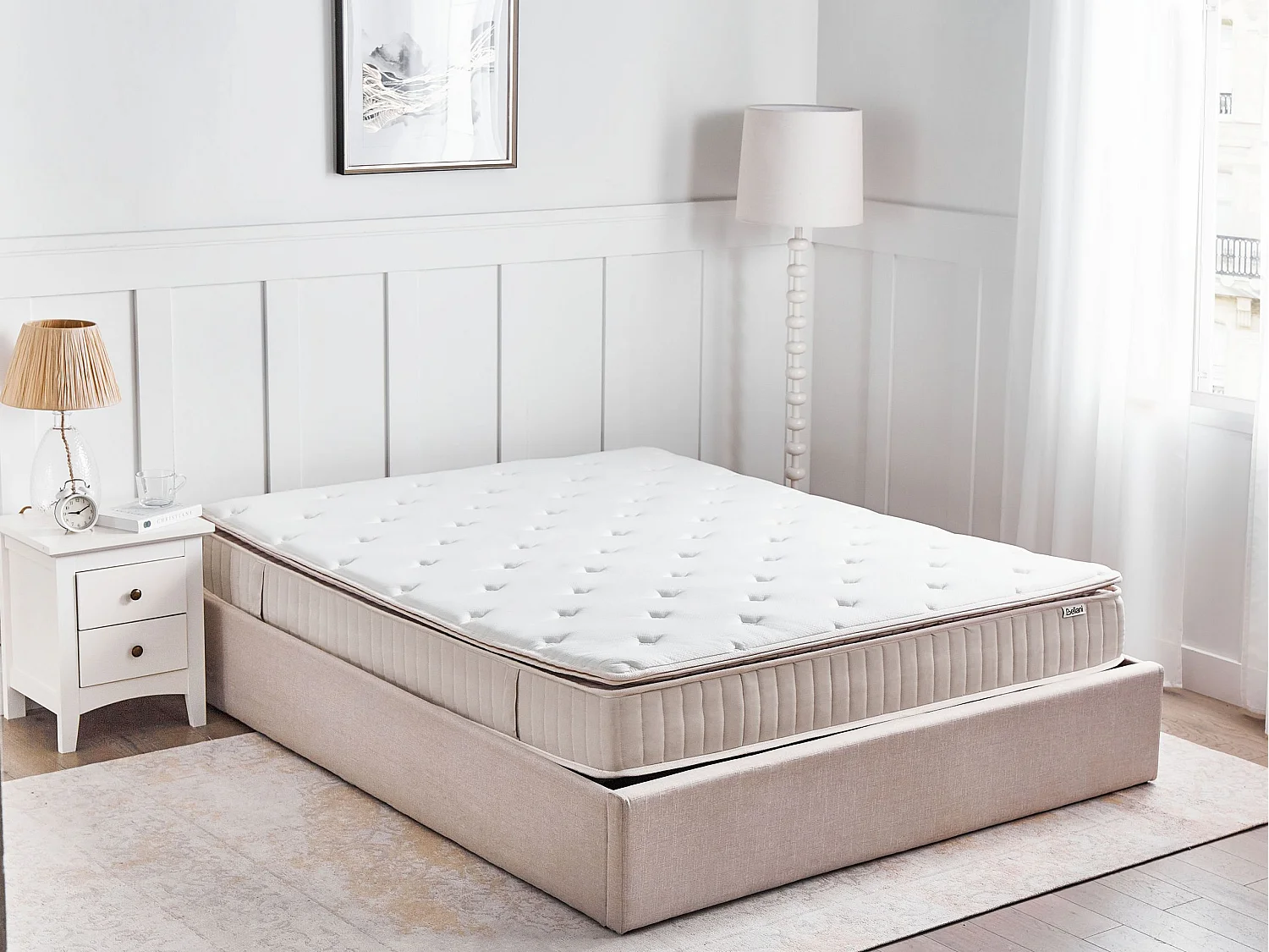 Matelas à ressorts ensachés en latex DAYDREAM H3/4 Ferme 140 x 200 cm