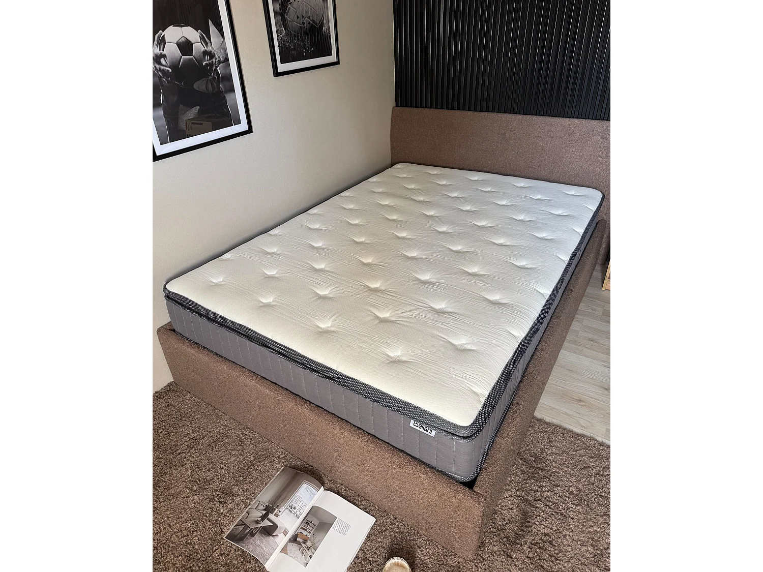 Pocketveringmatras met gel en traagschuim PLEASANT Hard 140 x 200 cm