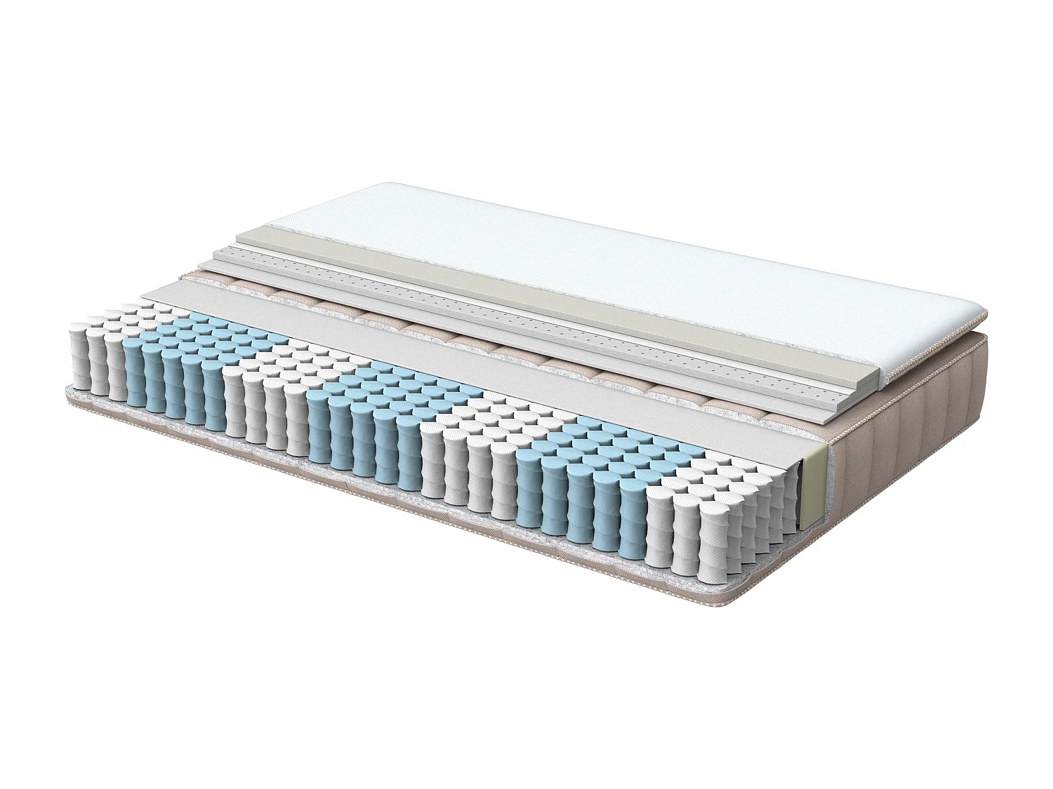 Matelas à ressorts ensachés en latex DAYDREAM H3/4 Ferme 160 x 200 cm