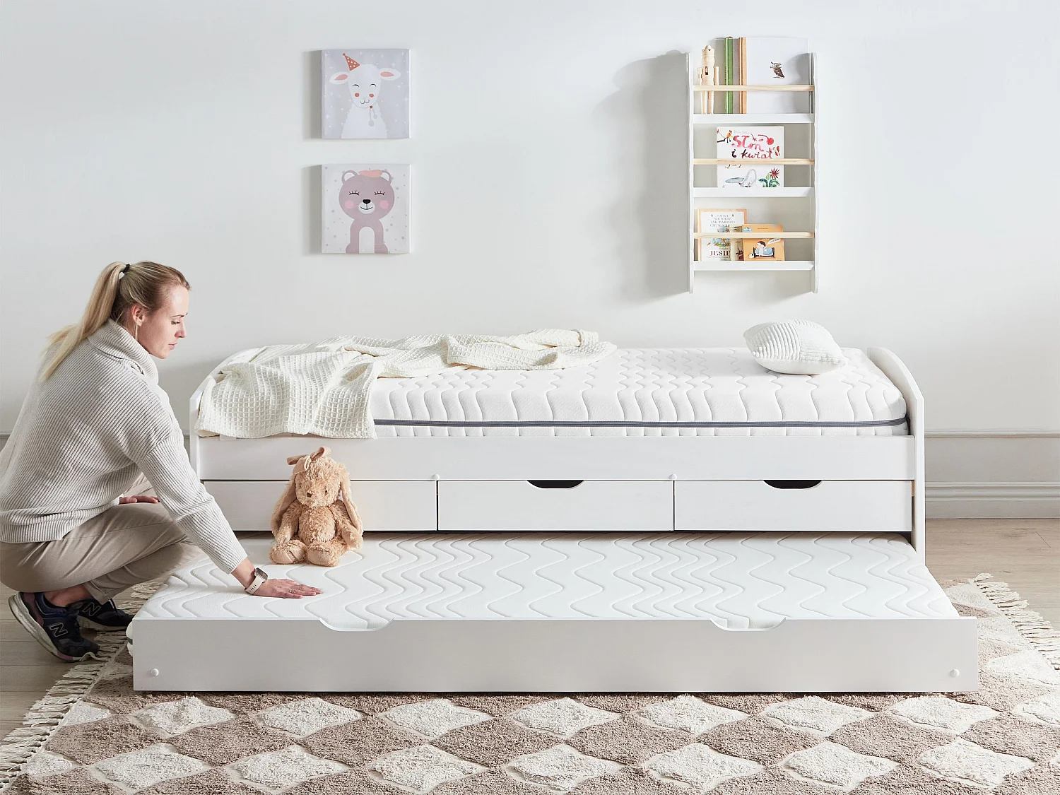 Materasso singolo memory foam sfoderabile 90 x 200 cm PETITE