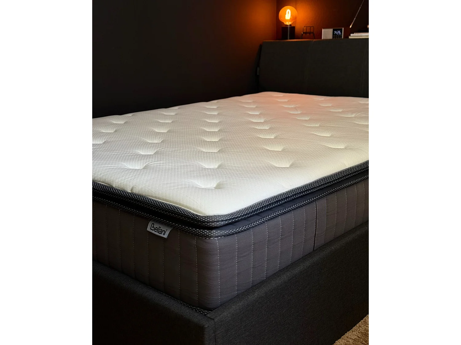 Matelas à ressorts ensachés en mousse à mémoire de forme avec gel PLEASANT Moyennement ferme 140 x 200 cm