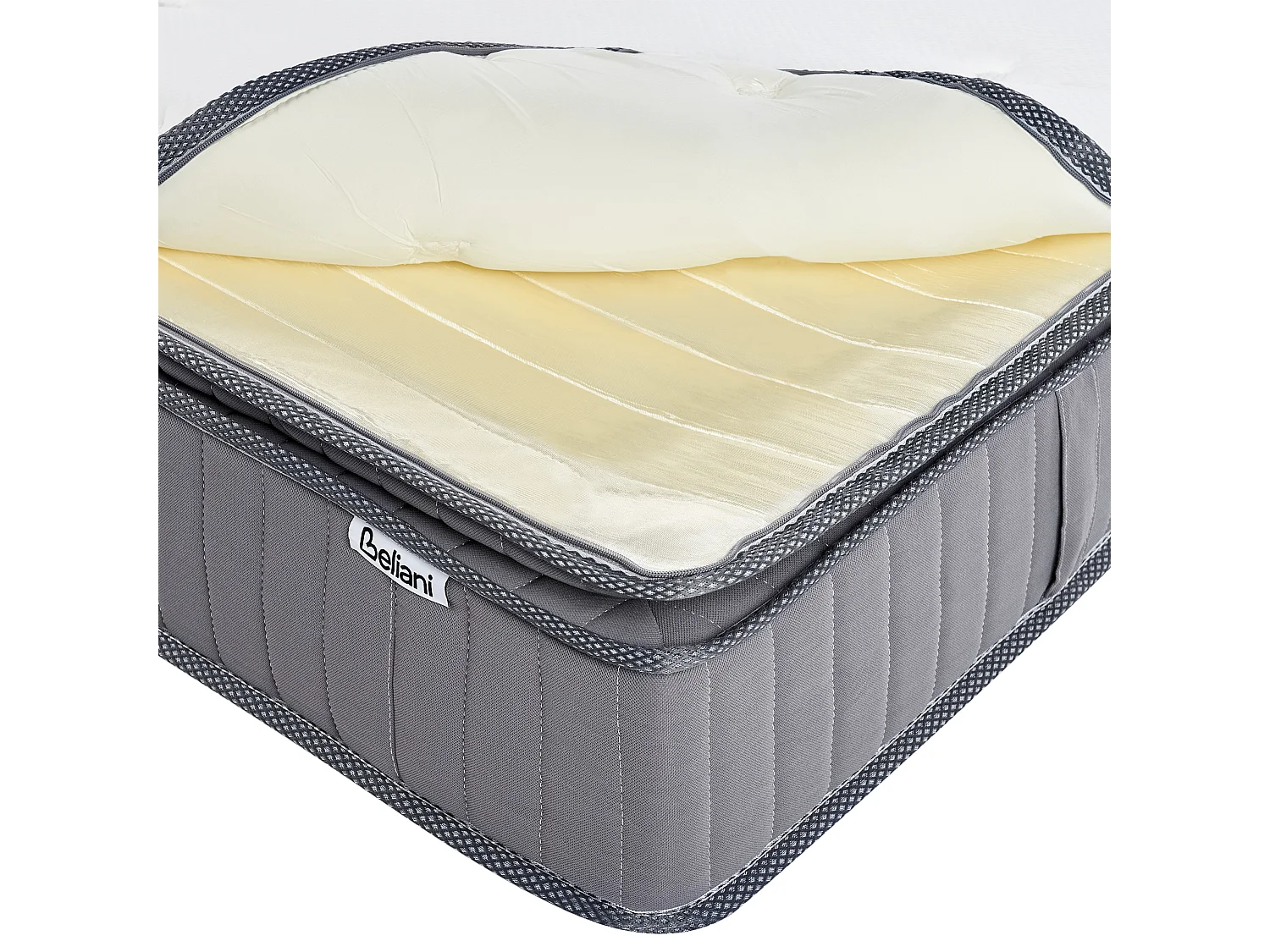 Matelas à ressorts ensachés en mousse à mémoire de forme avec gel PLEASANT H2/3 Moyen 140 x 200 cm