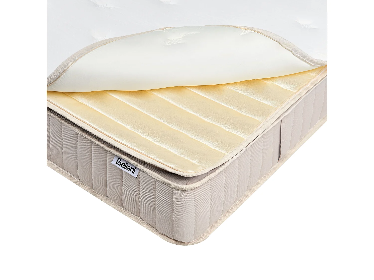 Taschenfederkernmatratze Latex mittelfest 90 x 200 cm abnehmbarer Bezug DAYDREAM