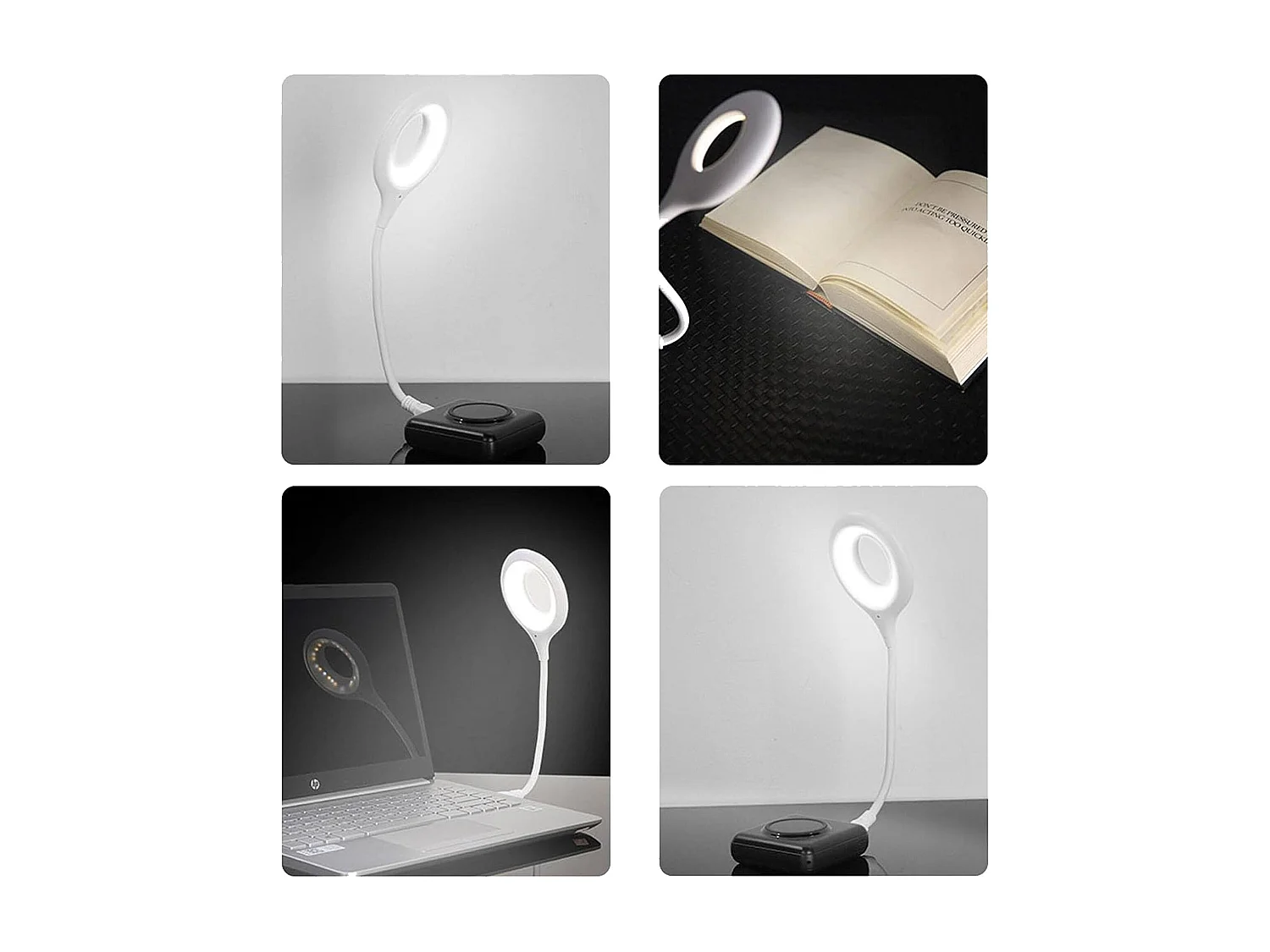 Lampada Well Home avec commande vocale blanche H.32cm