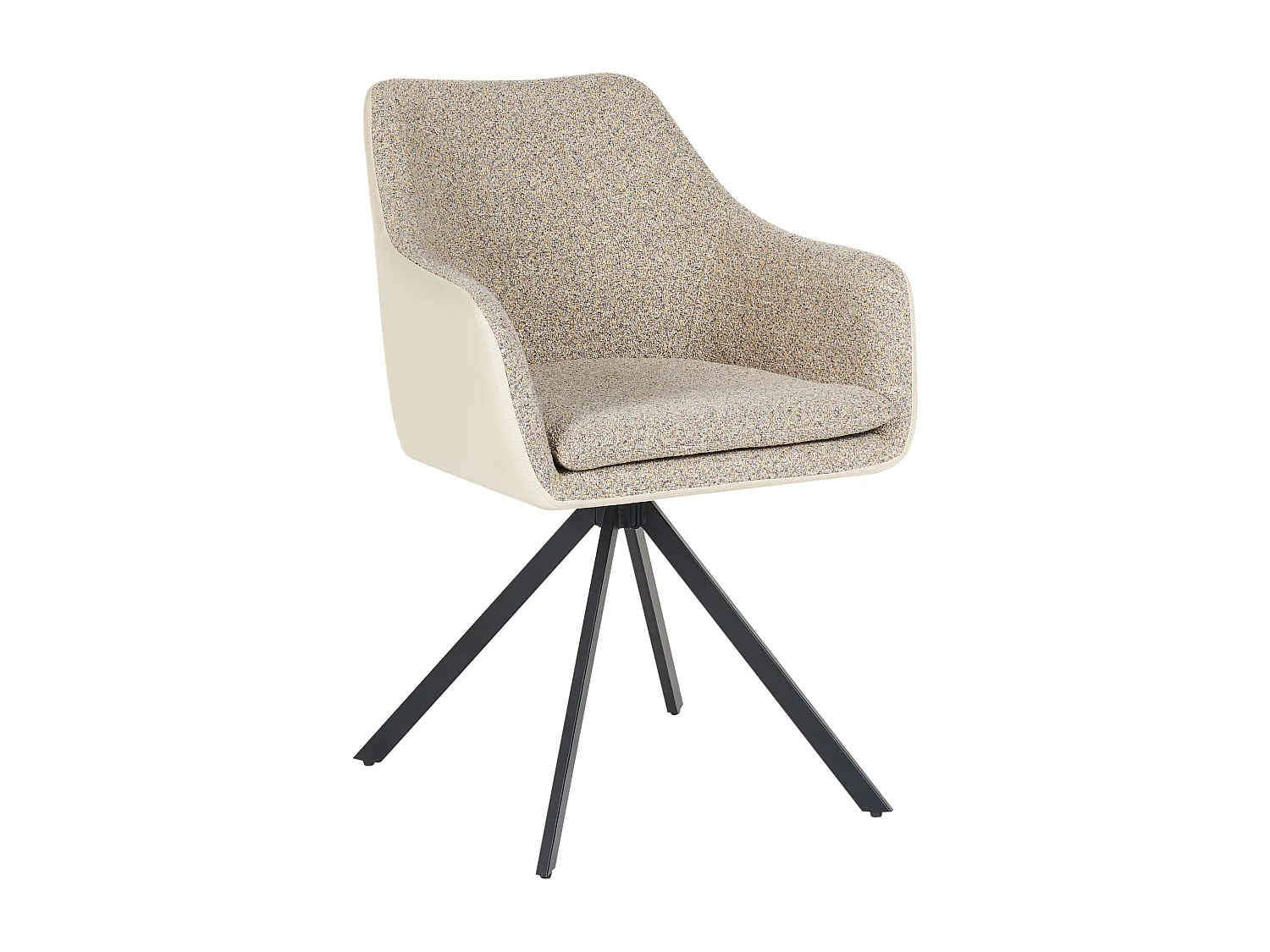 Lot de 2 chaises de salle à manger LITHIA Taupe