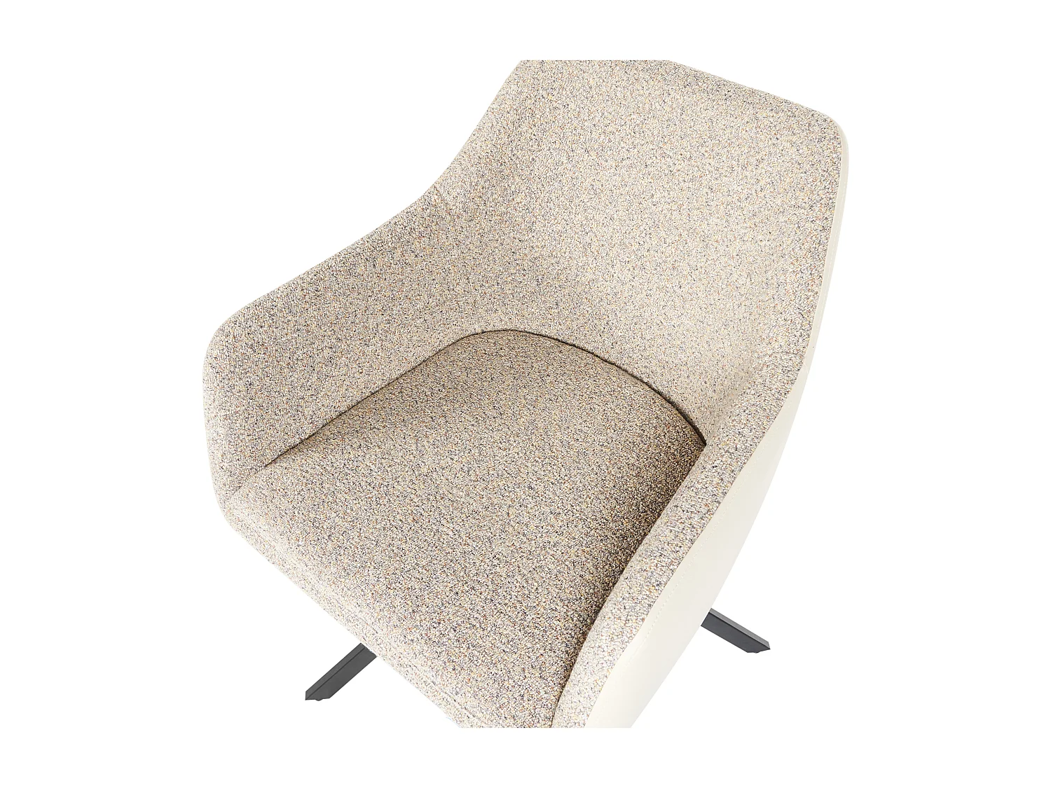 Lot de 2 chaises de salle à manger LITHIA Taupe