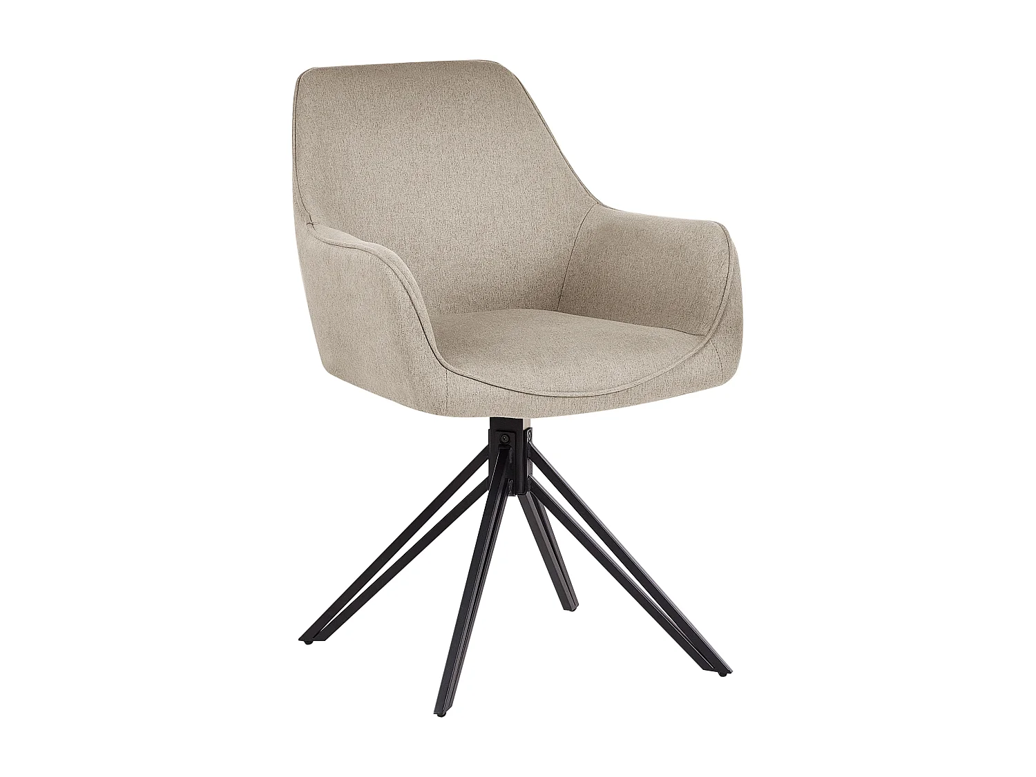 Lot de 2 chaises de salle à manger JODAR Taupe