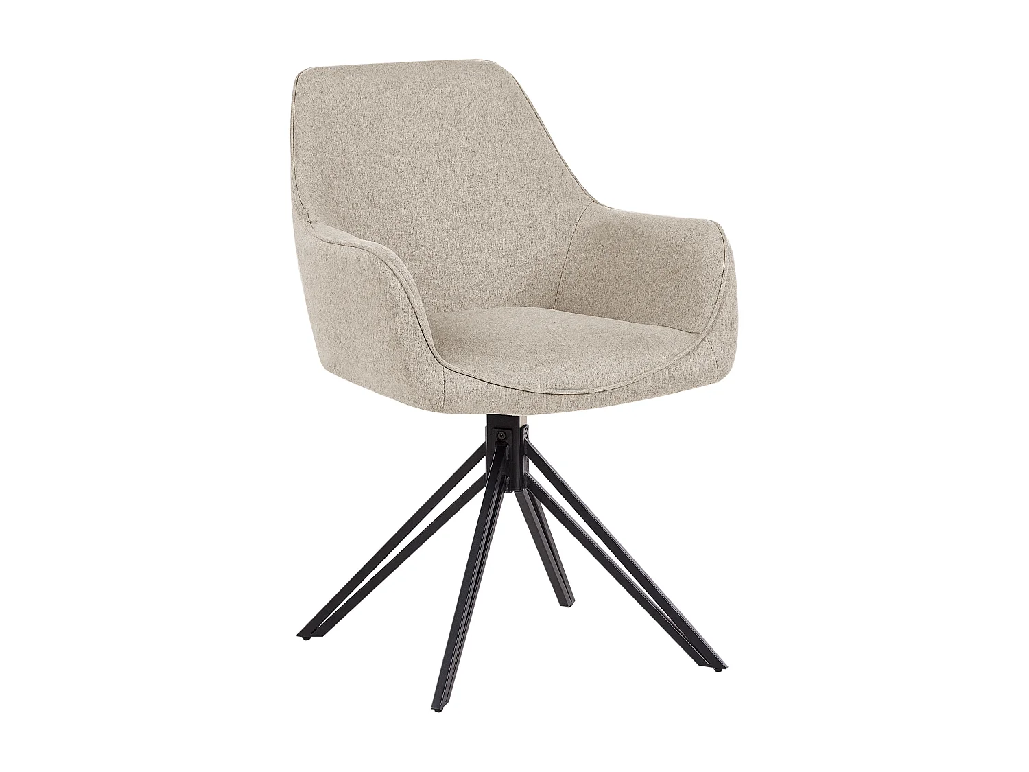 Lot de 2 chaises de salle à manger JODAR Taupe
