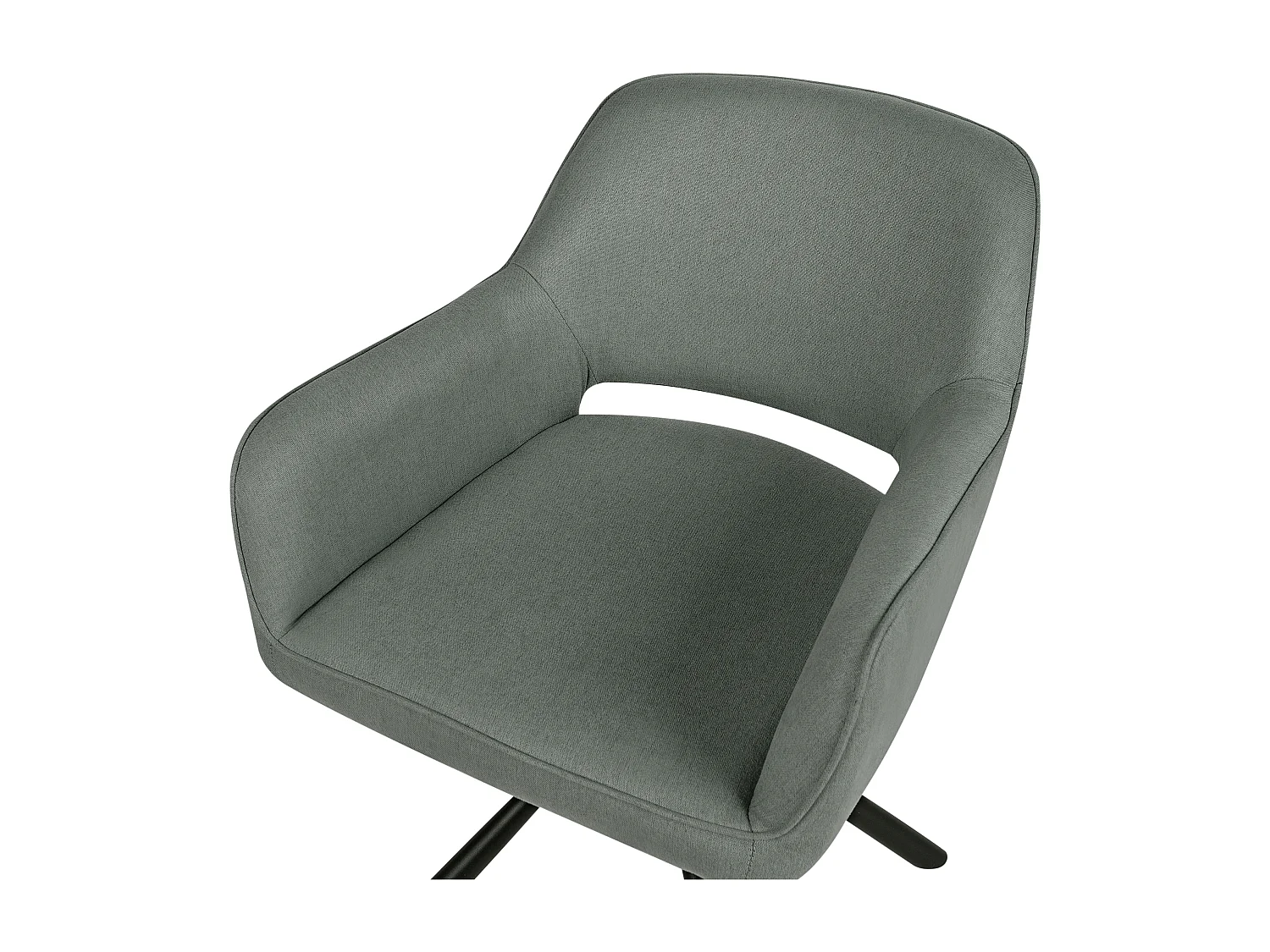 Lot de 2 chaises de salle à manger LOURES Vert foncé