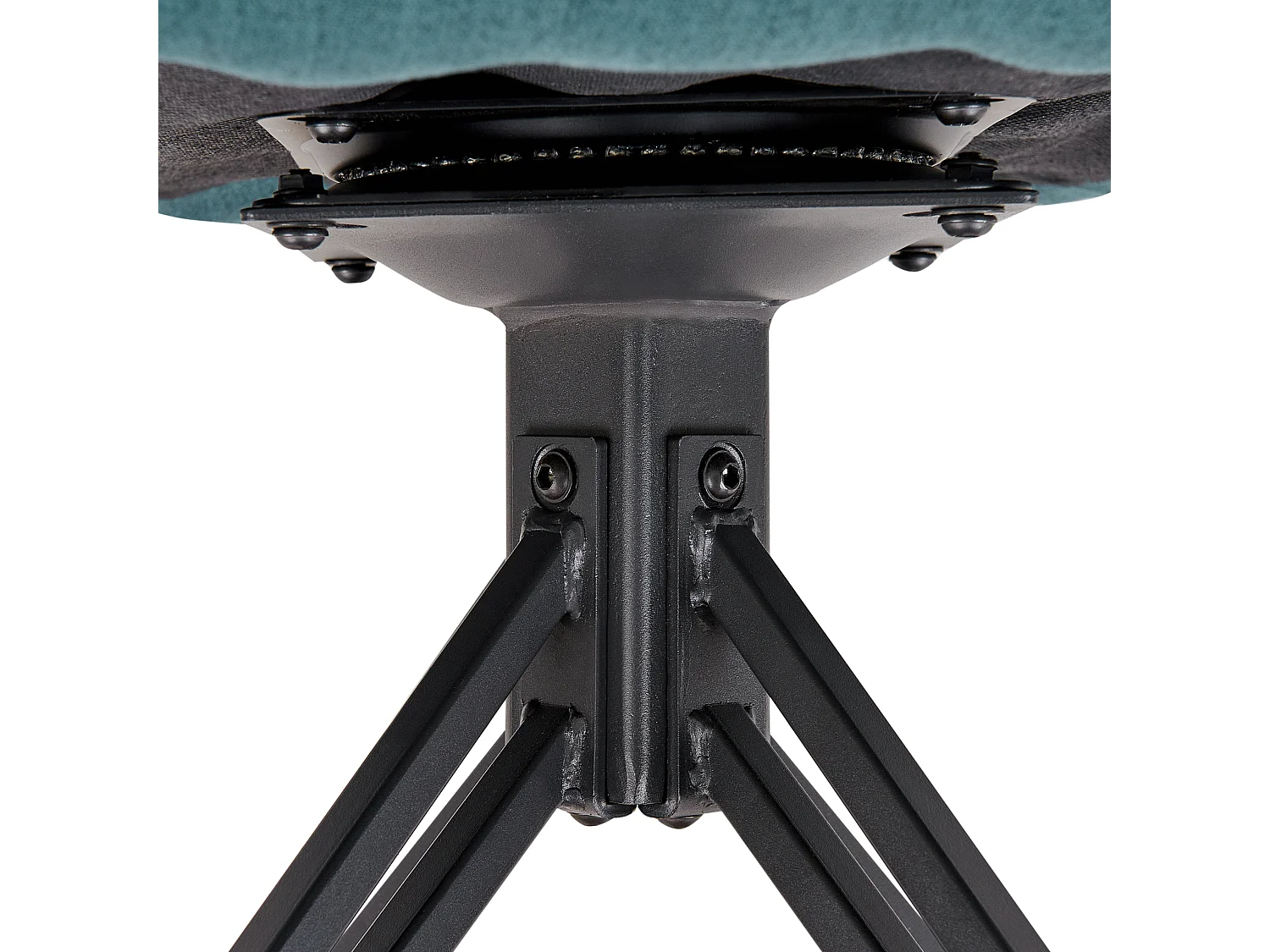 Zestaw 2 krzeseł do jadalni Obrotowy JODAR Lazurowy