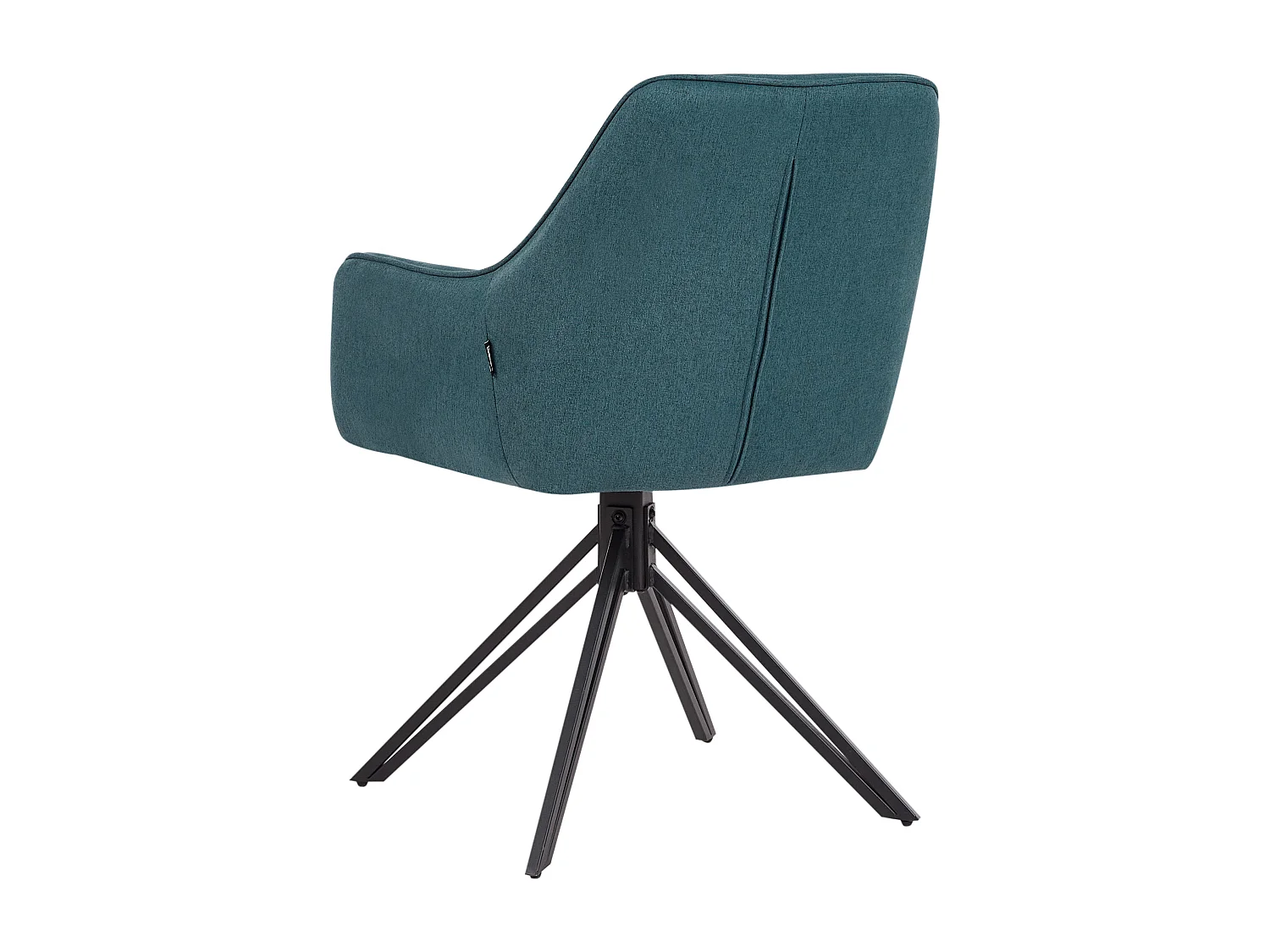 Lot de 2 chaises de salle à manger JODAR Bleu paon