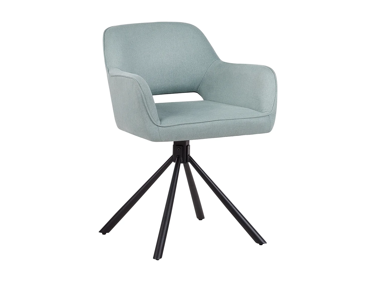 Lot de 2 chaises de salle à manger LOURES Vert menthe