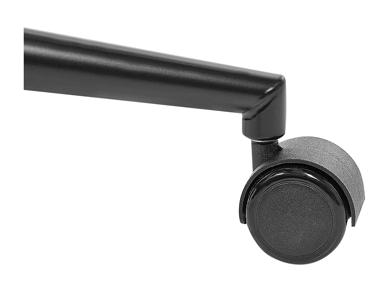 Bürostuhl Bouclé Stoffbezug creme weiß höhenverstellbar drehbar Armlehnen Moraga