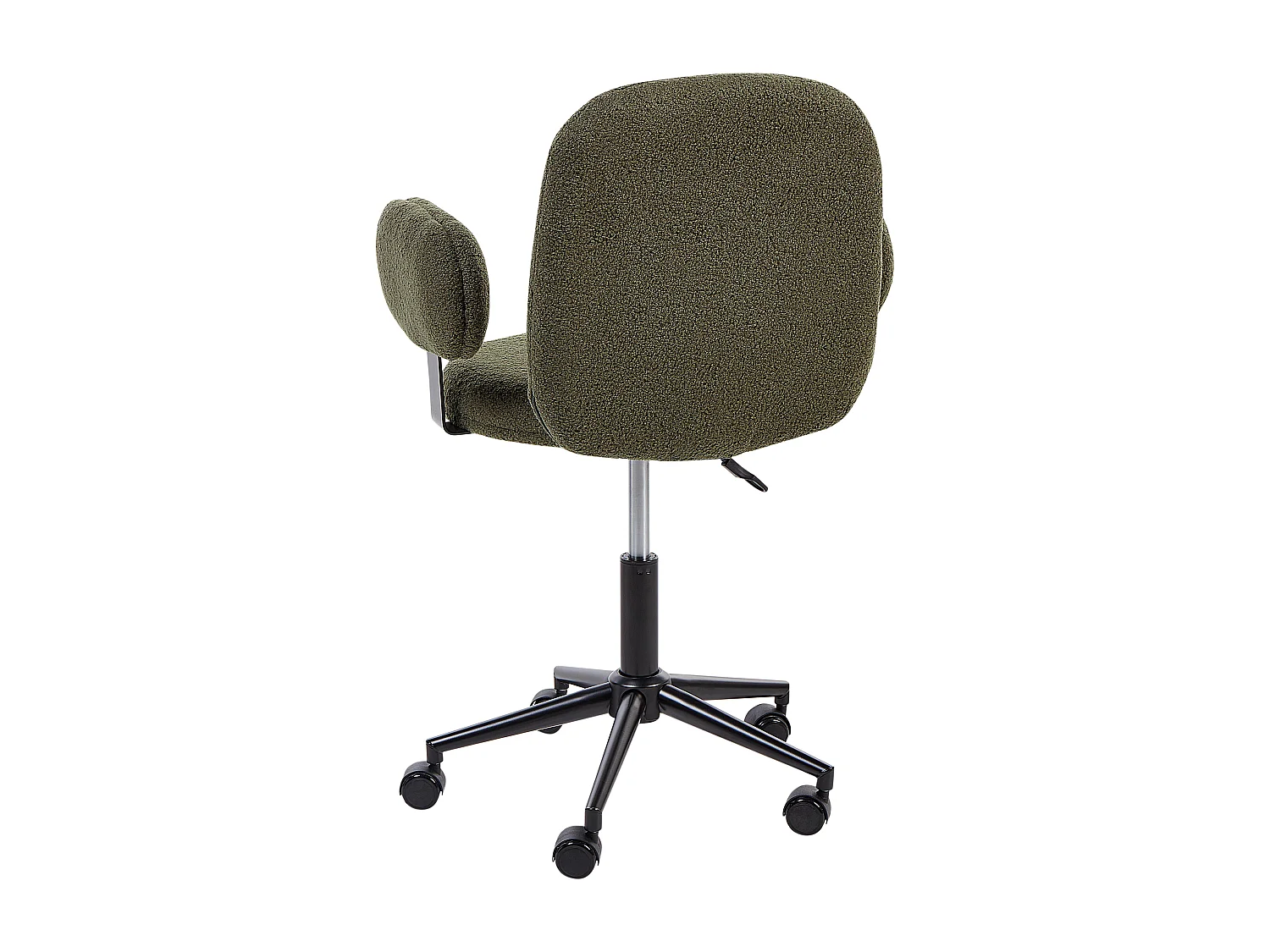 Chaise de bureau MORAGA Bouclé Vert foncé