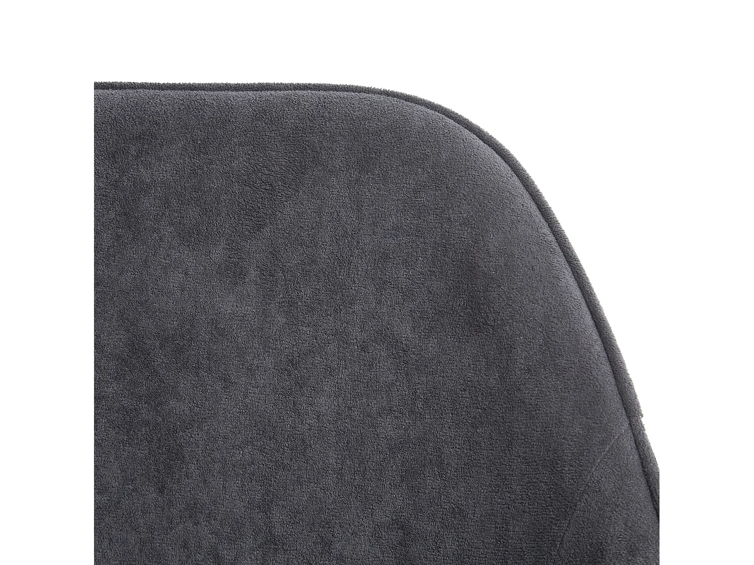 Sedia da scrivania BARDSDALE Velluto Grigio scuro