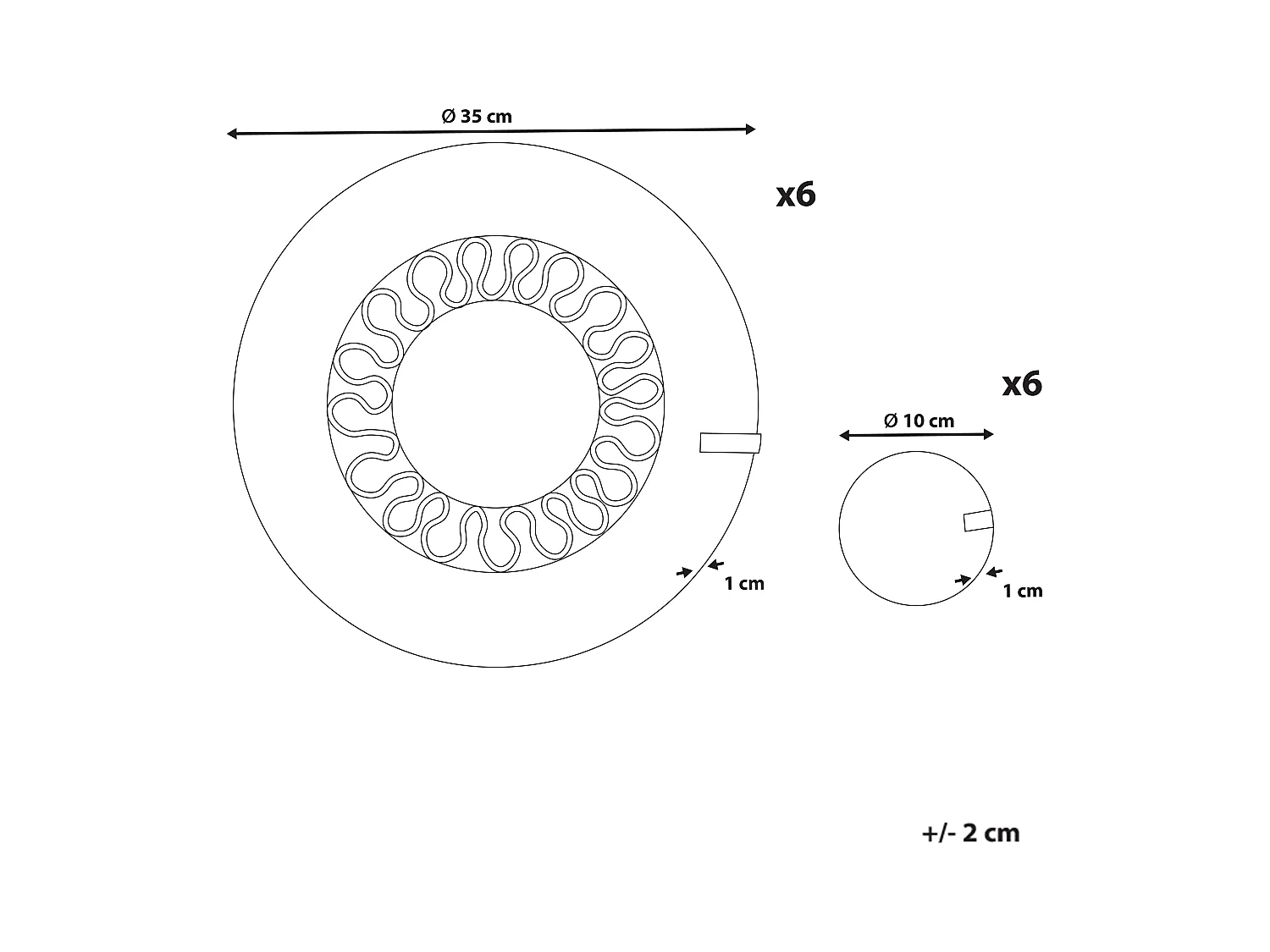 Ensemble sets de table et sous-verres PEPPERBERRY Naturel Herbier marin