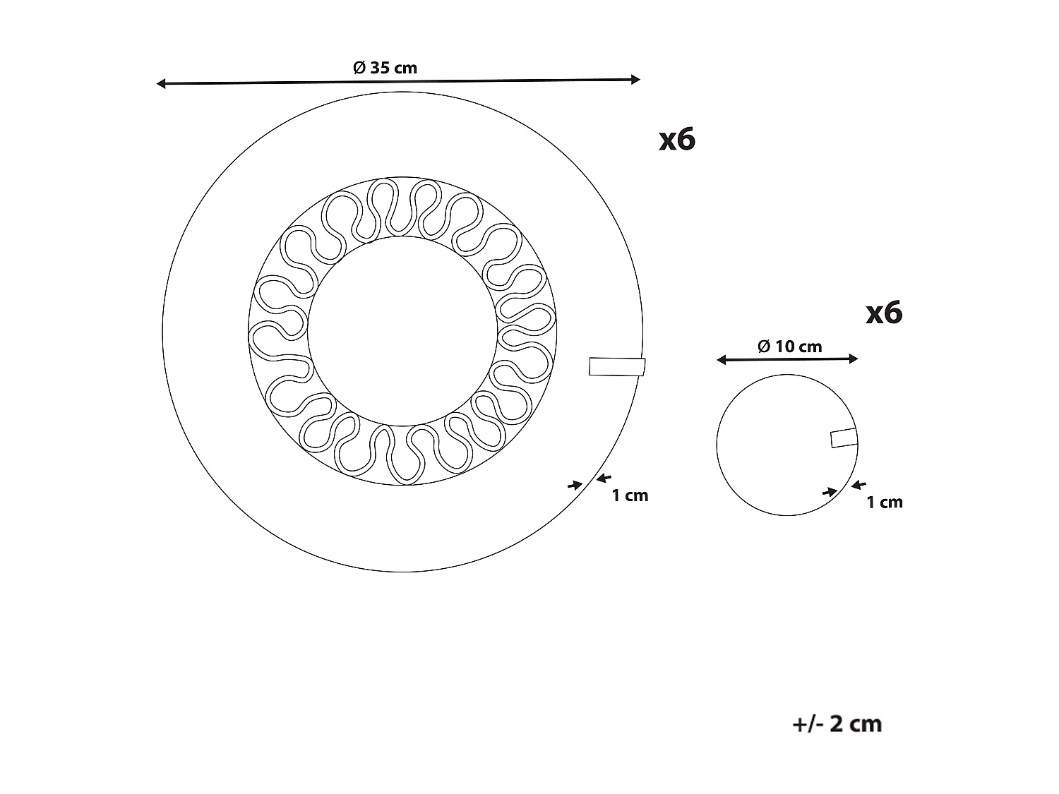 Ensemble sets de table et sous-verres PEPPERBERRY Naturel Herbier marin