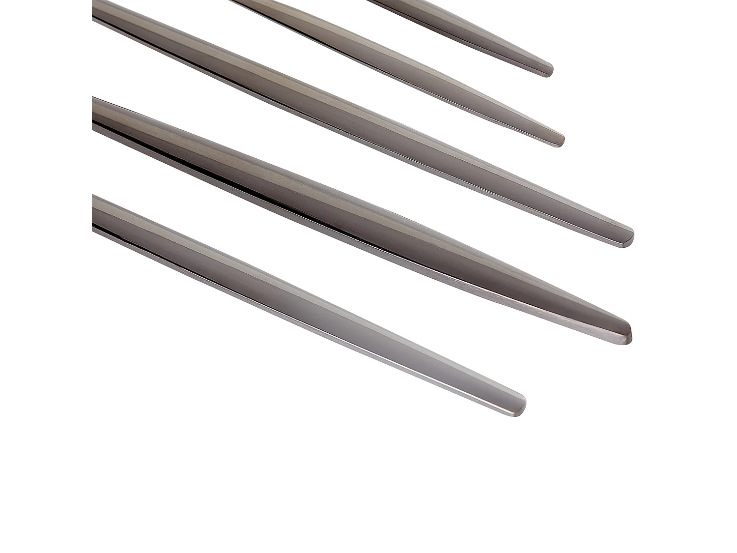 Set de 30 couverts RIGATONI Noir