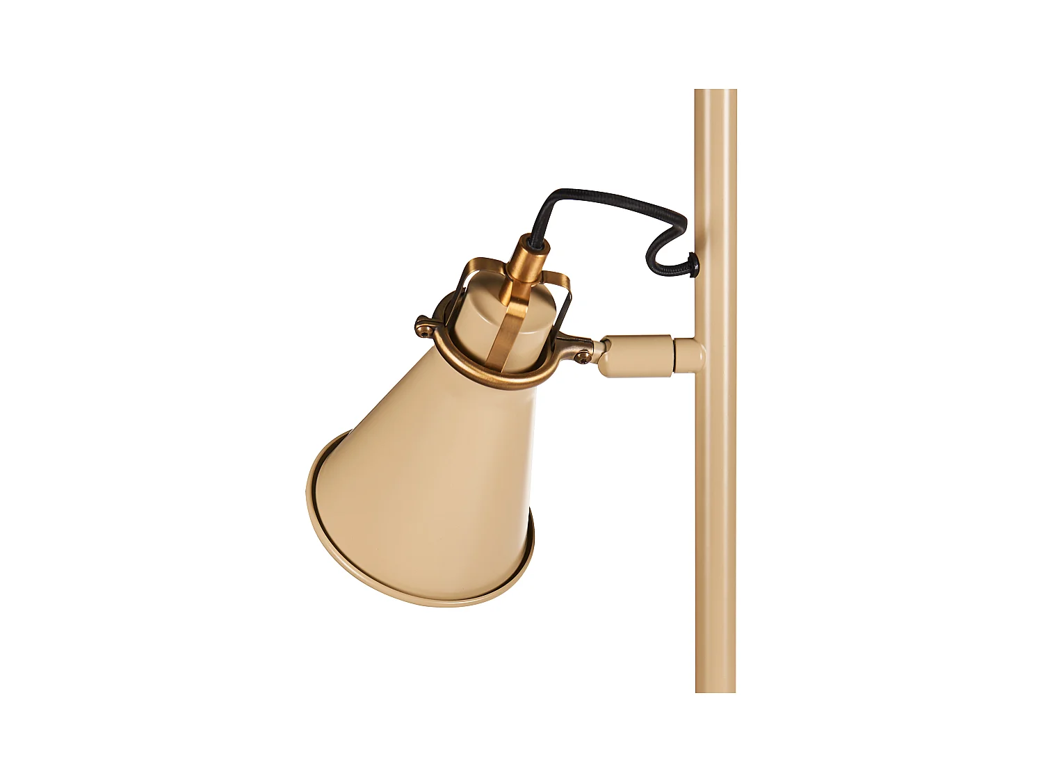 Stehlampe MOYOLA verstellbar Metall Beige