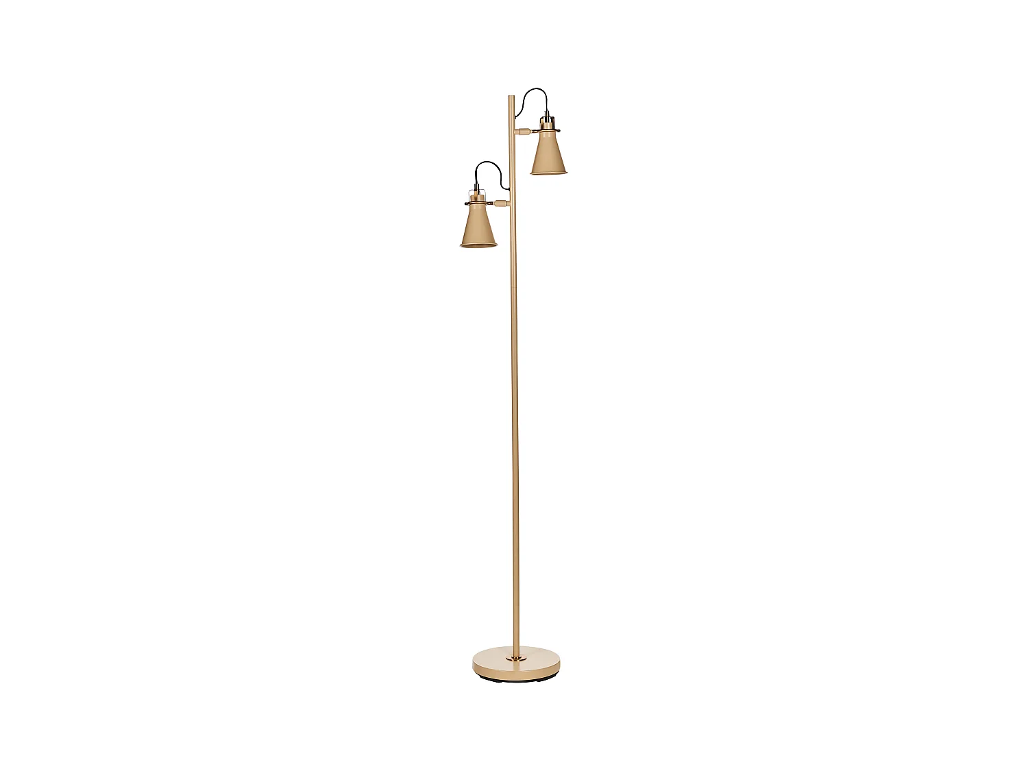 Stehlampe MOYOLA verstellbar Metall Beige