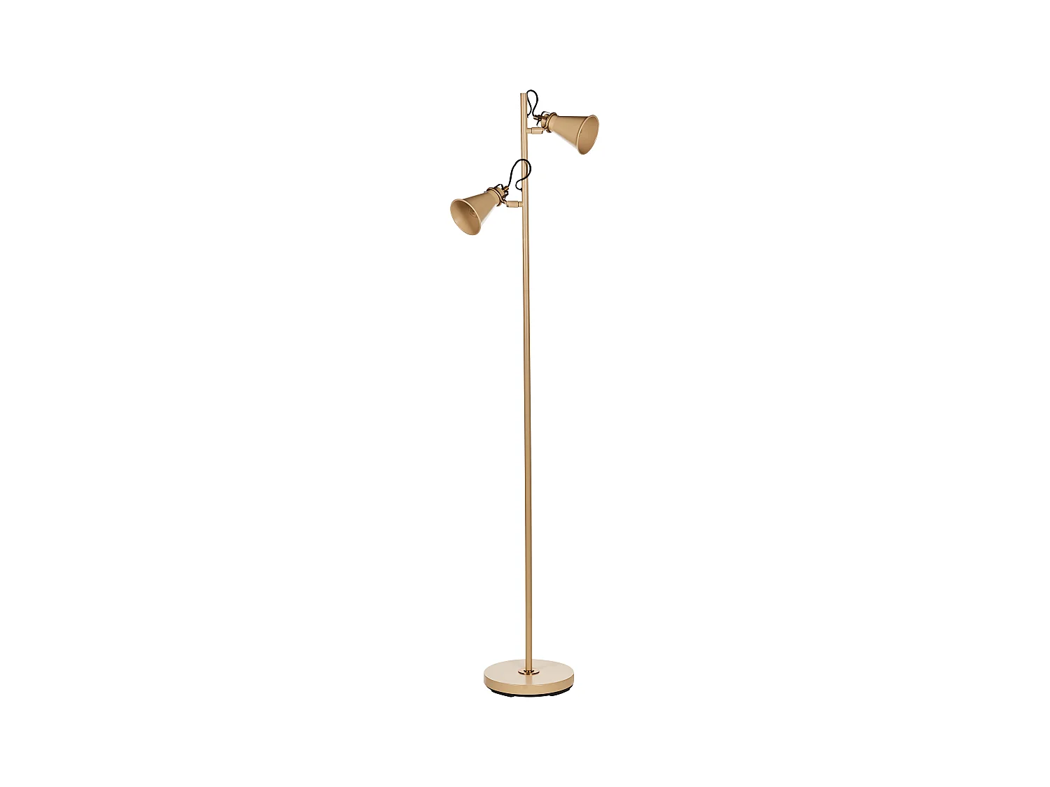 Stehlampe MOYOLA verstellbar Metall Beige