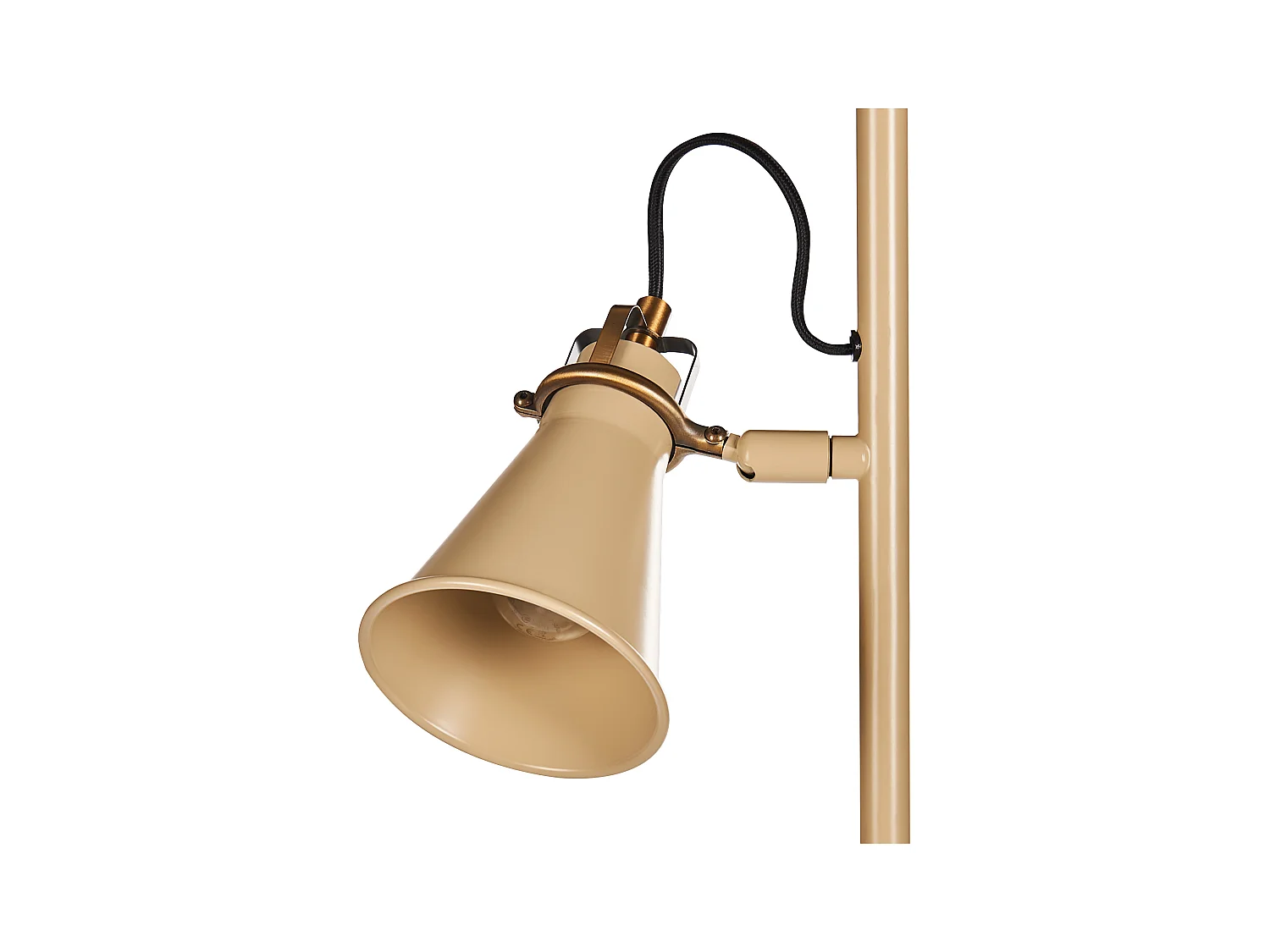 Stehlampe MOYOLA verstellbar Metall Beige
