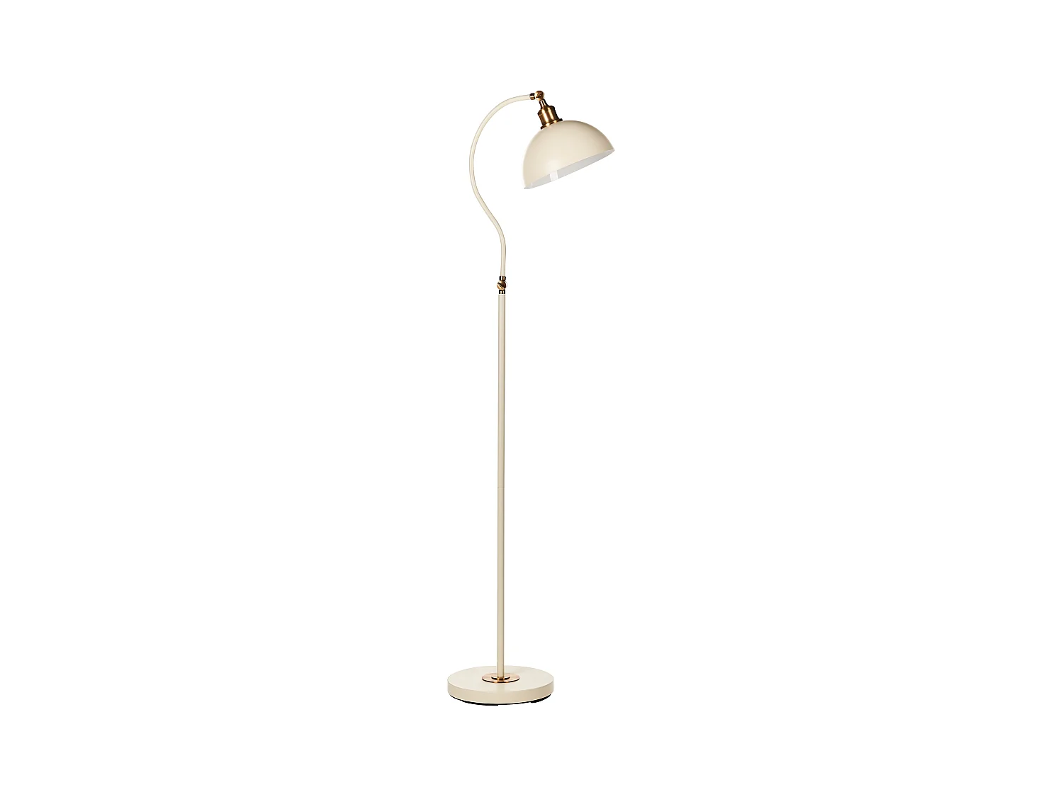 Lámpara de pie LENNON ajustable Metal Beige claro