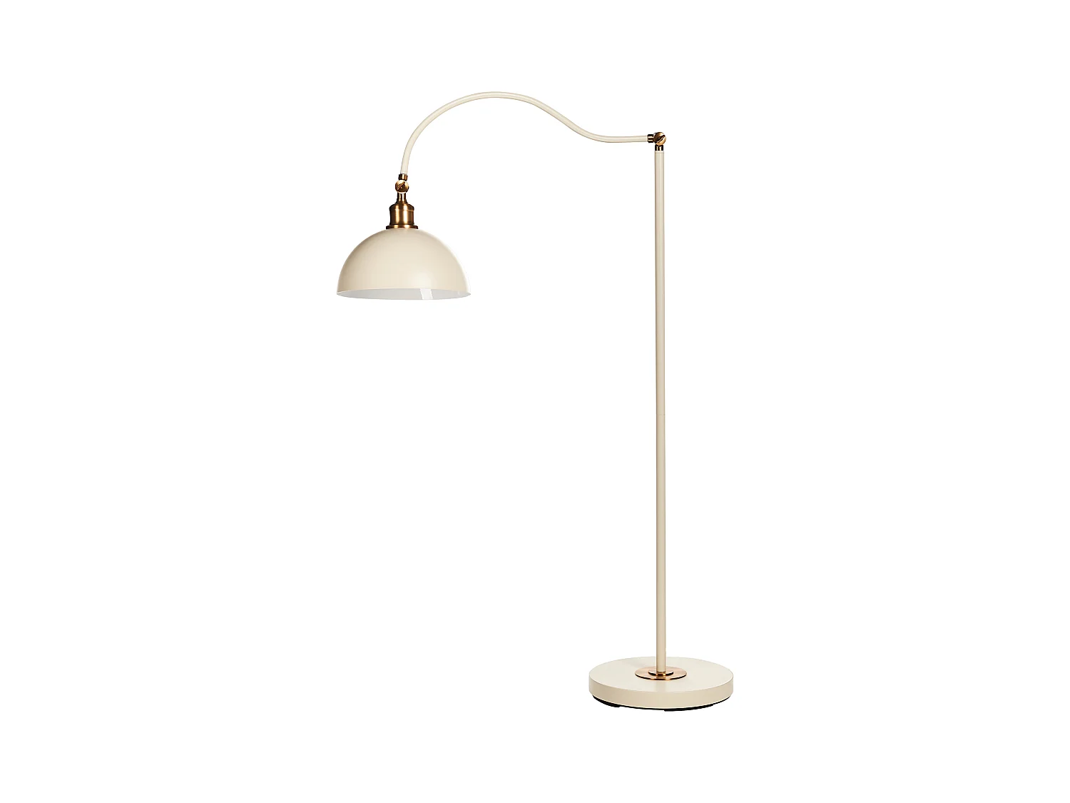 Staande lamp LENNON Verstelbaar Metaal Lichtbeige