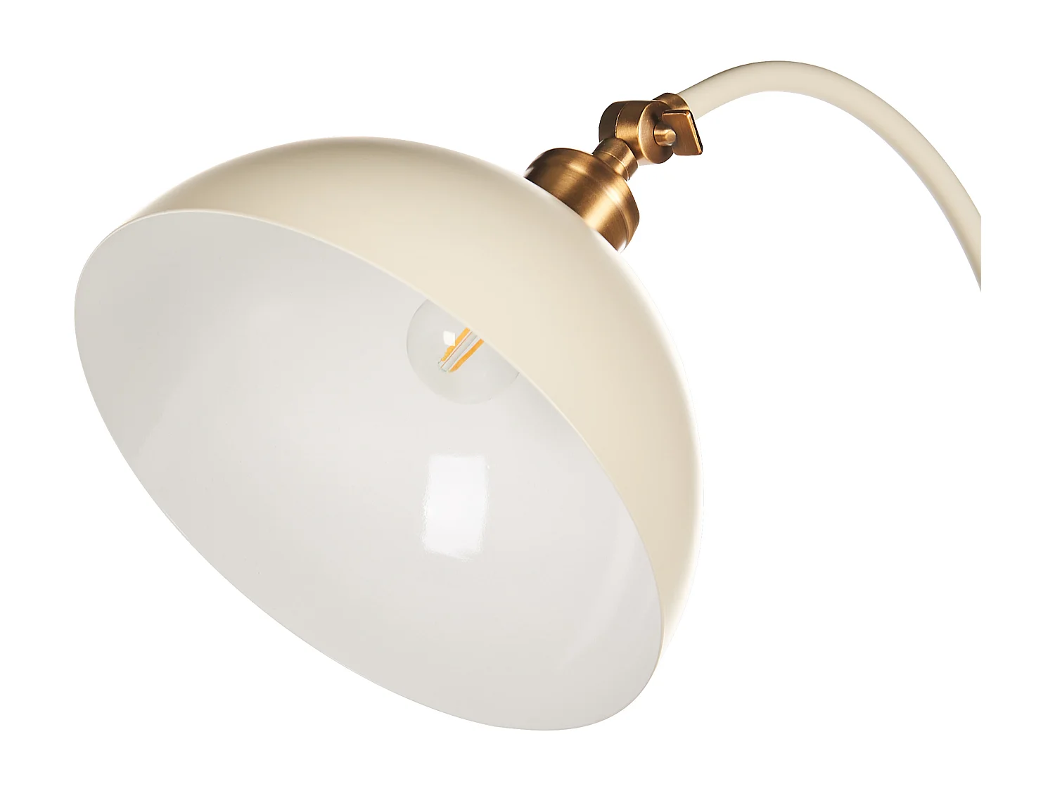 Staande lamp LENNON Verstelbaar Metaal Lichtbeige