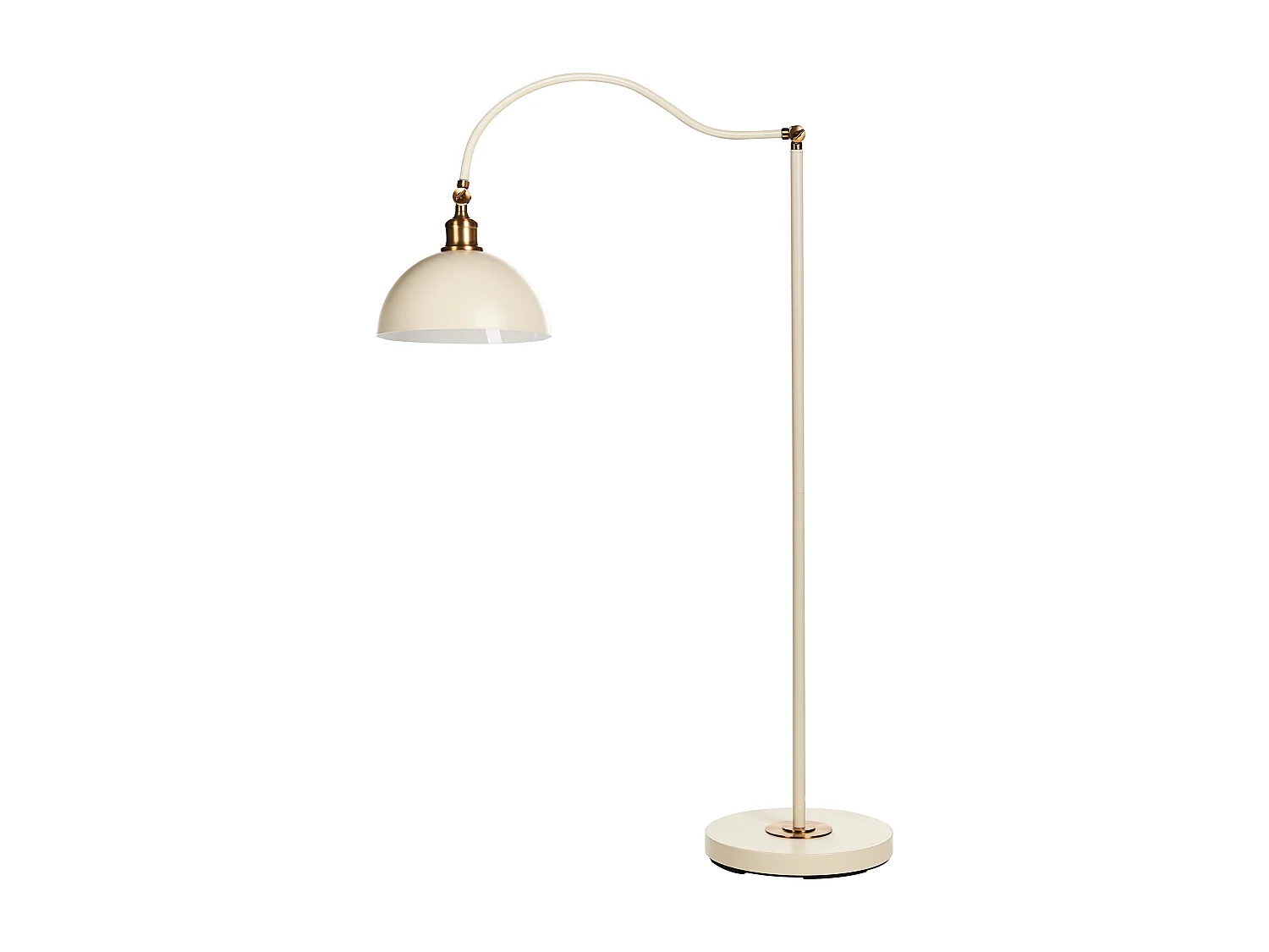 Lampadaire LENNON Réglable Métal Beige clair