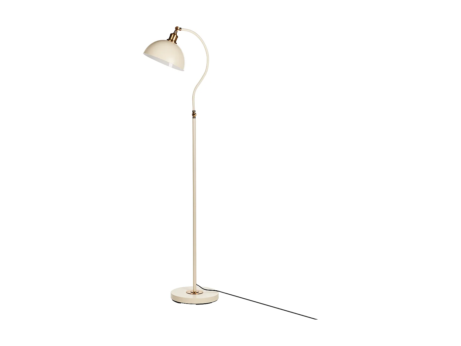 Staande lamp LENNON Verstelbaar Metaal Lichtbeige