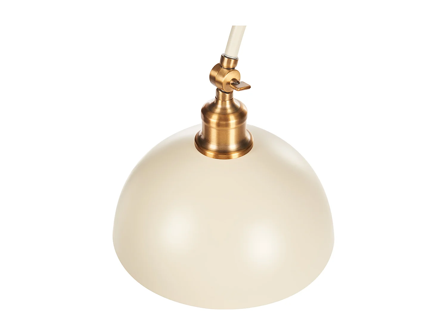 Staande lamp LENNON Verstelbaar Metaal Lichtbeige